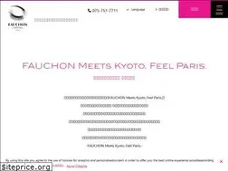 Sites similar to hotelfauchonkyoto.com