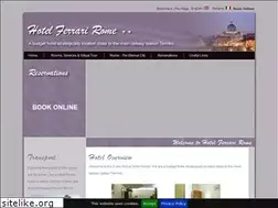 Sites similar to hotelferrarirome.com