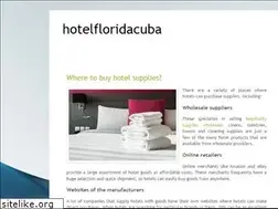 Sites similar to hotelfloridacuba.com