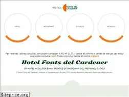 Sites similar to hotelfontsdelcardener.com