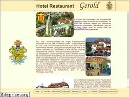 Sites similar to hotelgerold.de