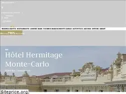 Sites similar to hotelhermitagemontecarlo.com