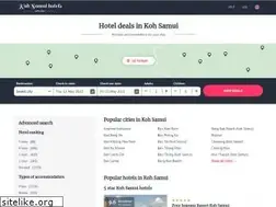 Sites similar to hotelinsamui.com