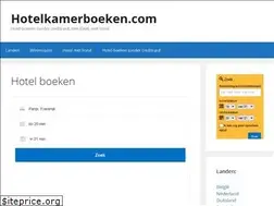 Sites similar to hotelkamerboeken.com