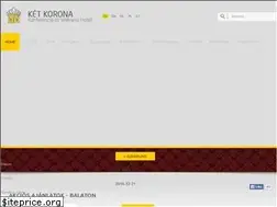 Sites similar to hotelketkorona.hu