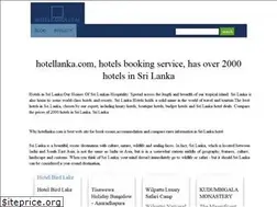 Sites similar to hotellanka.com