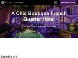 Sites similar to hotellemarais.com