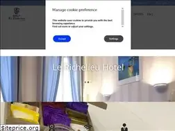 Sites similar to hotellerichelieu.fr