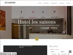 Sites similar to hotellessaisonsmaroc.ma