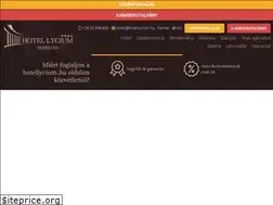 Sites similar to hotellycium.hu