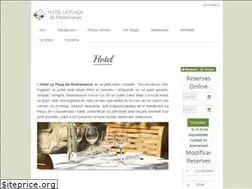 Sites similar to hotelmadremanya.com