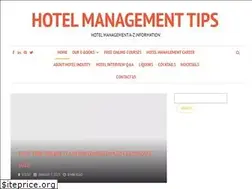 Sites similar to hotelmanagementtips.com