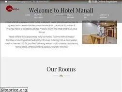 Sites similar to hotelmanali.in