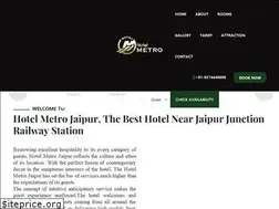 Sites similar to hotelmetrojaipur.com