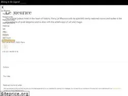 Sites similar to hotelmeurice.com