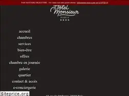 Sites similar to hotelmonsieur.com