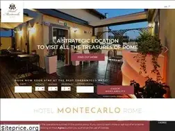 Sites similar to hotelmontecarlorome.com