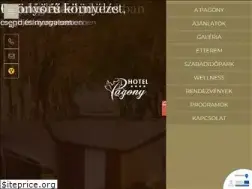 Sites similar to hotelpagony.hu