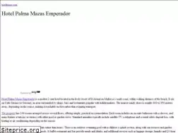 Sites similar to hotelpalmamazas.com