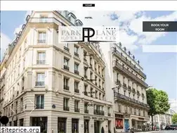 Sites similar to hotelparklaneparis.com