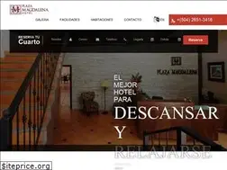 Sites similar to hotelplazamagdalena.com