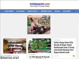 Sites similar to hotelpopuler.com