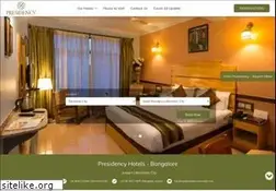 Sites similar to hotelpresidencyblr.com
