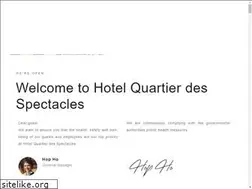 Sites similar to hotelquartierdesspectacles.com