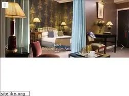 Sites similar to hotelresidencedesartsparis.com
