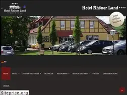 Sites similar to hotelrhoenerland.de