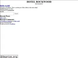 Sites similar to hotelrockwood.com