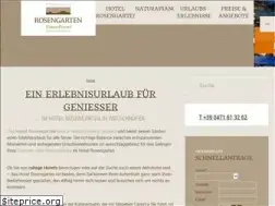 Sites similar to hotelrosengarten.it