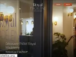 Sites similar to hotelroyalmadeleine.com