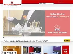 Sites similar to hotelroyalresidencyhyd.com