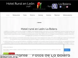 Sites similar to hotelrurallabolera.es