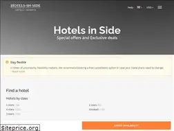 Sites similar to hotels-in-side.com