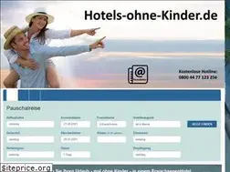 Sites similar to hotels-ohne-kinder.de