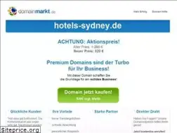 Sites similar to hotels-sydney.de