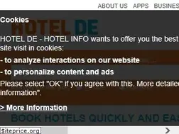 Sites similar to hotels.de