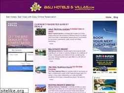 Sites similar to hotelsandvillasbali.com
