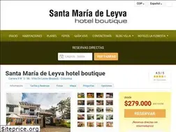 Sites similar to hotelsantamariadeleyva.com.co