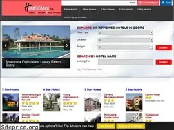 Sites similar to hotelscoorg.co.in
