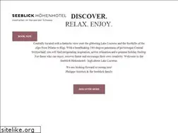 Sites similar to hotelseeblick.ch