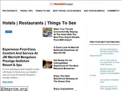 Sites similar to hotelsescape.com