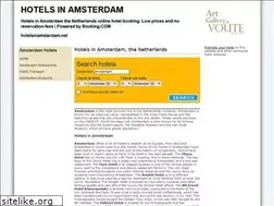 Sites similar to hotelsinamsterdam.net