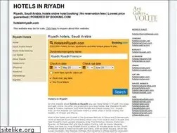 Sites similar to hotelsinriyadh.com
