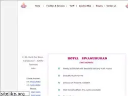 Sites similar to hotelsivamurugan.com