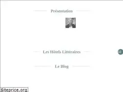 Sites similar to hotelslitteraires.fr