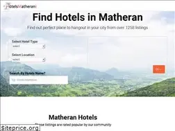 Sites similar to hotelsmatheran.net