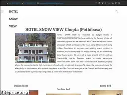 Sites similar to hotelsnowviewchopta.com